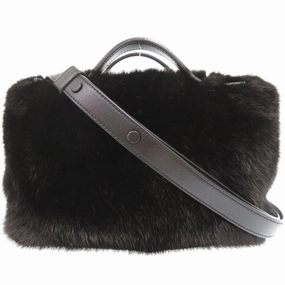 Tod's  Fur Handbag Shoulder Bag (Pre-Owned)