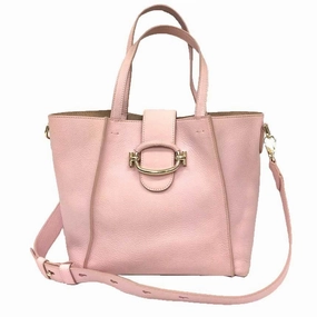 Tod's  Leather Shoulder Bag Tote Bag (Pre-Owned)