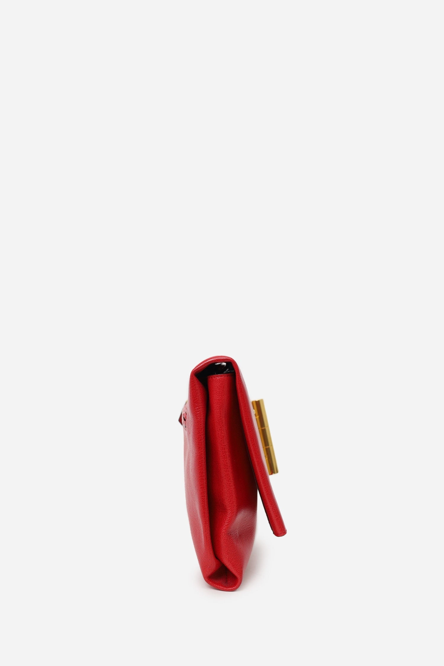 Tom Ford Red Leather Natalia Convertible Clutch