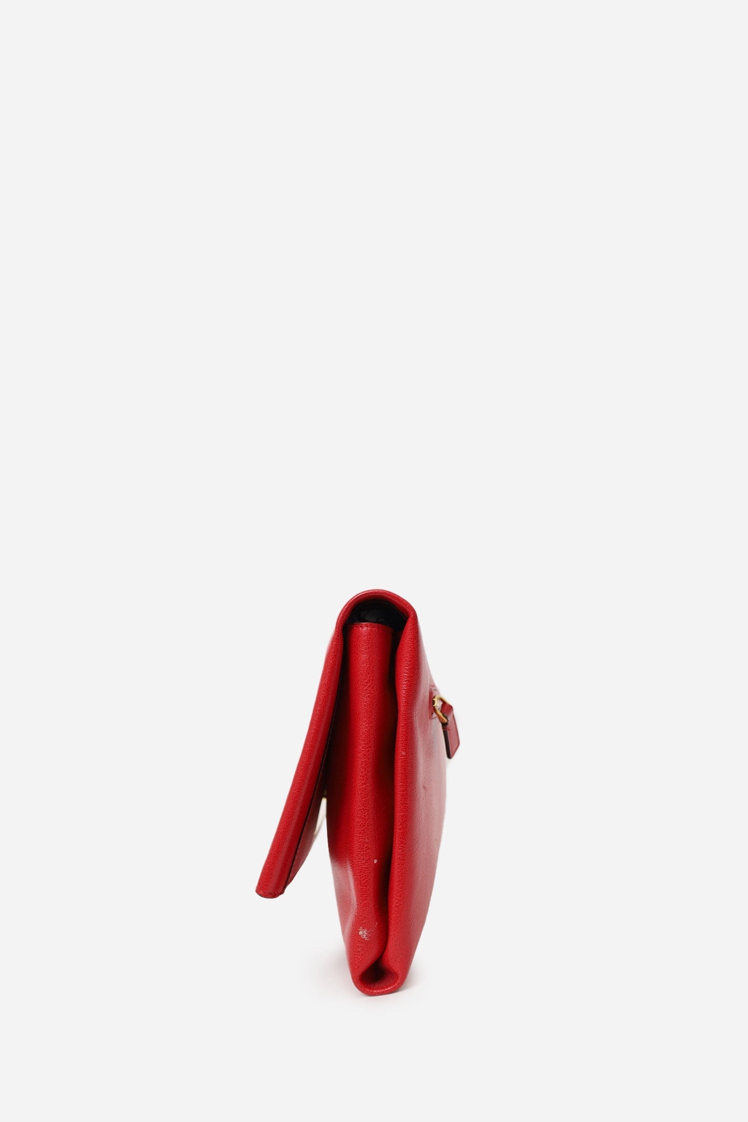 Tom Ford Red Leather Natalia Convertible Clutch
