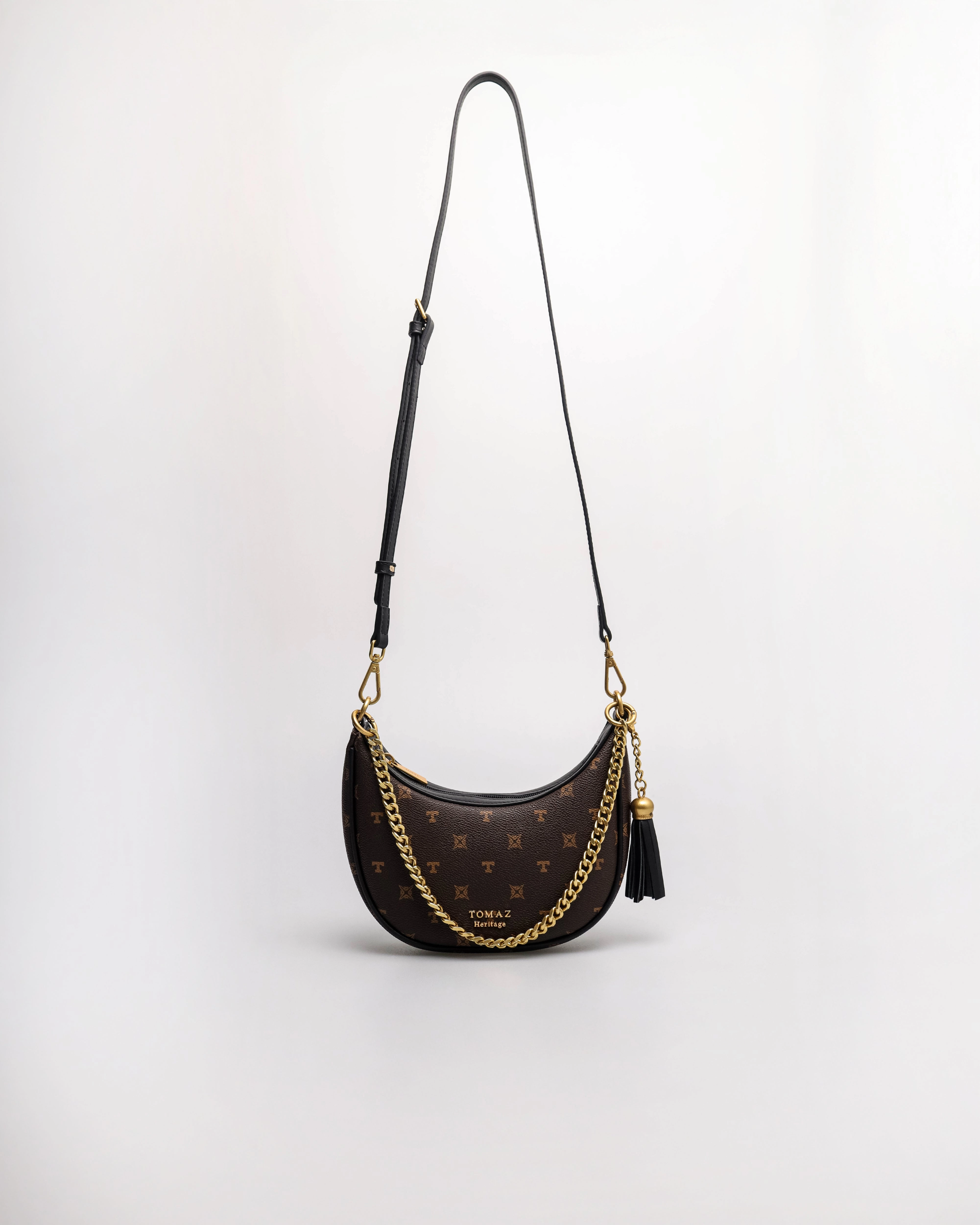 Tomaz BL252 Monogram Ladies Crescent Bags