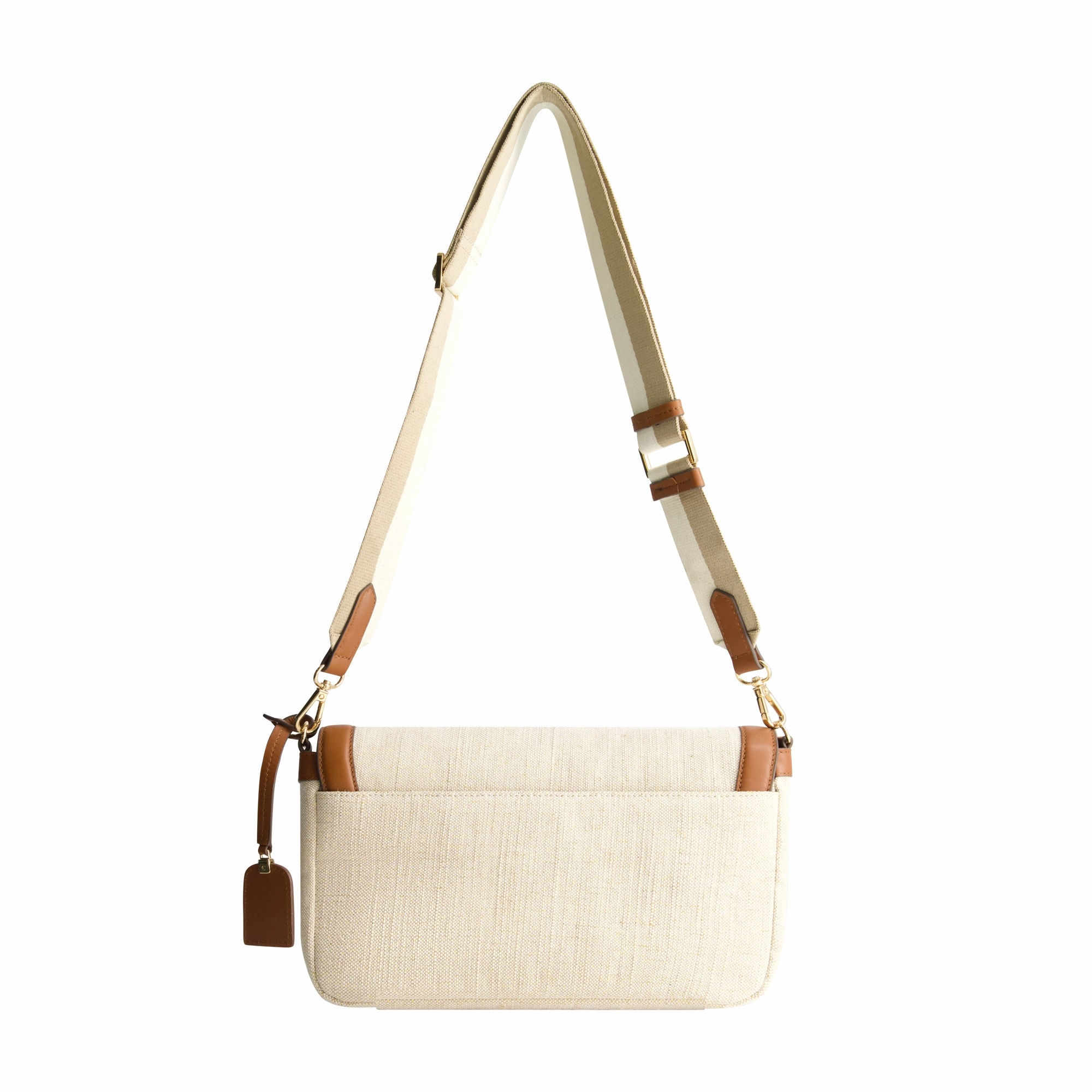 Tommy Bahama Lurex Linen Long Flap Crossbody