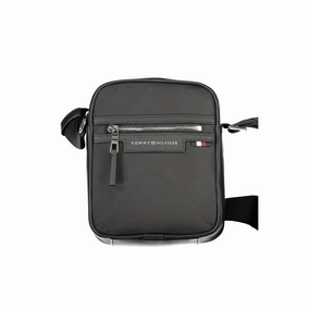 Tommy Hilfiger Black Polyester Shoulder Men's Bag
