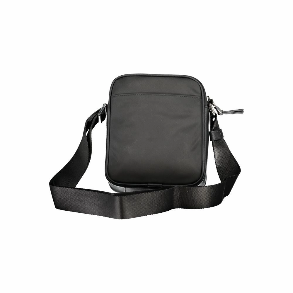 Tommy Hilfiger Black Polyester Shoulder Men's Bag