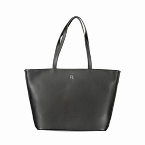 Tommy Hilfiger Black Polyester Women's Handbag