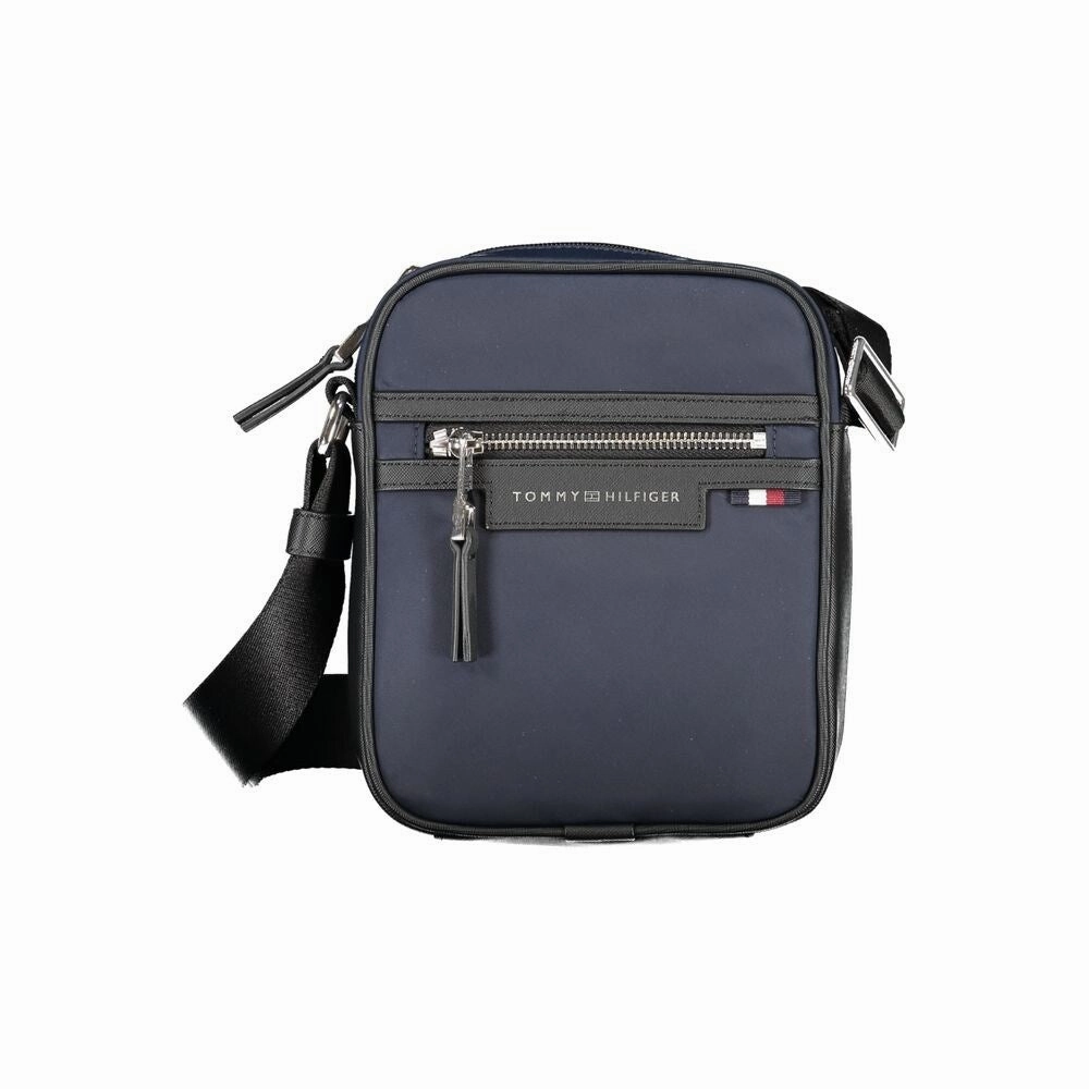 Tommy Hilfiger Blue Polyester Shoulder Men's Bag