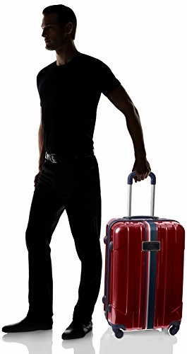 Tommy Hilfiger Lochwood 25 Inch Spinner Luggage, Burgundy, One Size