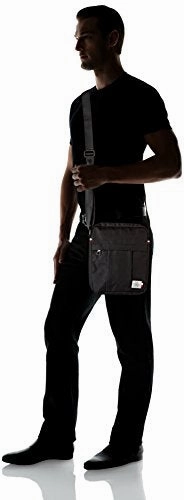 Tommy Hilfiger Mens Tommy Slim Reporter Laptop Bag Black (Black)
