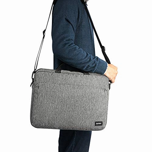 tomtoc Laptop Shoulder Bag for 13-inch MacBook Pro, MacBook Air, 13.5 Inch Surface Book, Surface Laptop, Multi-Functional Organized Laptop Messenger Bag Briefcase for Surface Pro Dell XPS 13 ThinkPad