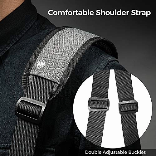 tomtoc Laptop Shoulder Bag for 13-inch MacBook Pro, MacBook Air, 13.5 Inch Surface Book, Surface Laptop, Multi-Functional Organized Laptop Messenger Bag Briefcase for Surface Pro Dell XPS 13 ThinkPad
