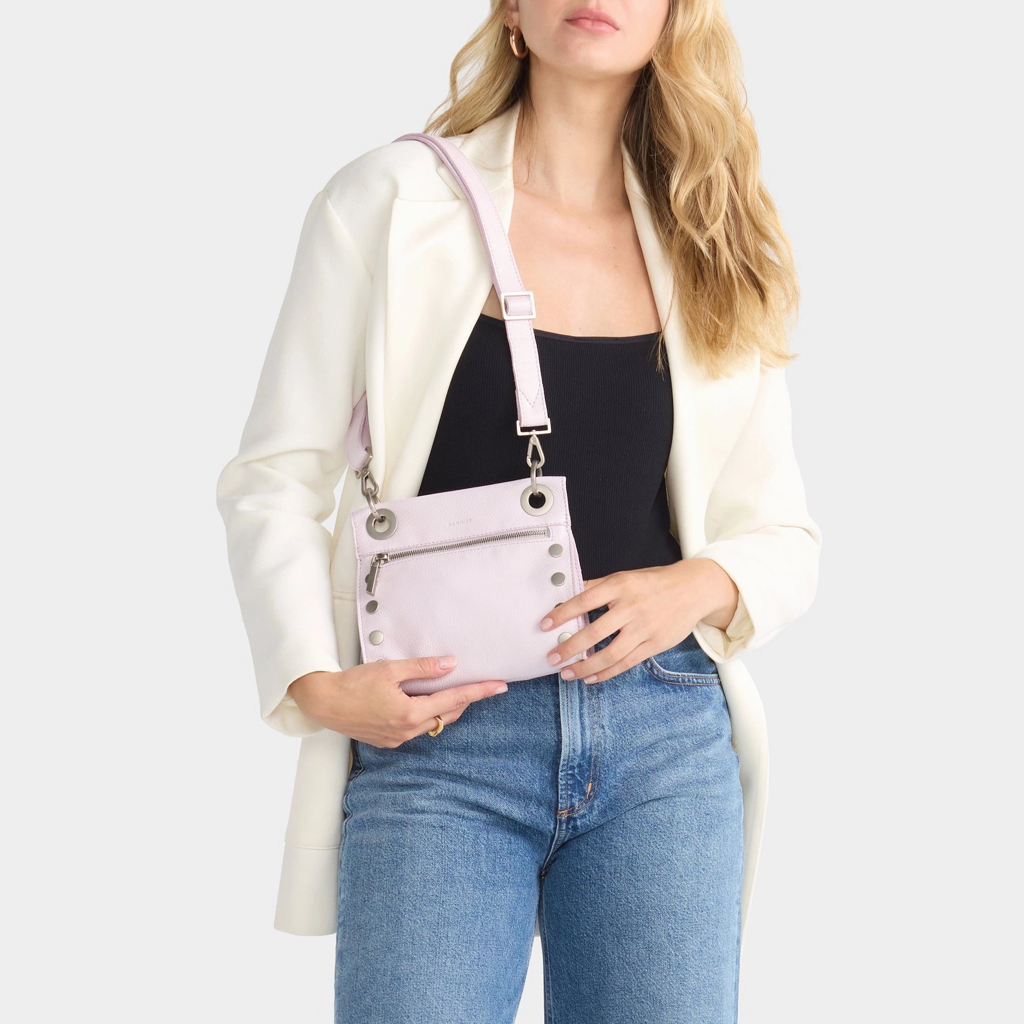Tony | Pastel Lilac/Brushed Silver | Sml