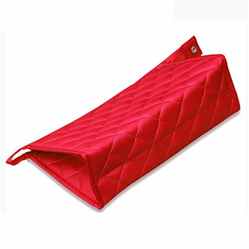 Toogoo(R) Women Zipper Closure Small Cosmetic Case Makeup Bag - Red Size S