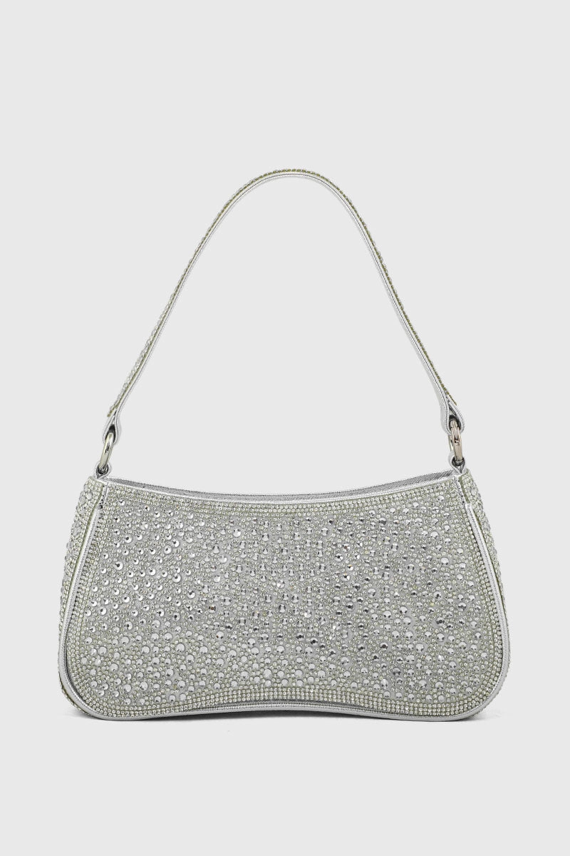 Top Handle Hand Bags BH0045-Silver
