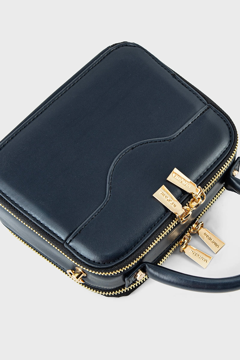 Top Handle Hand Bags BH0075-Navy