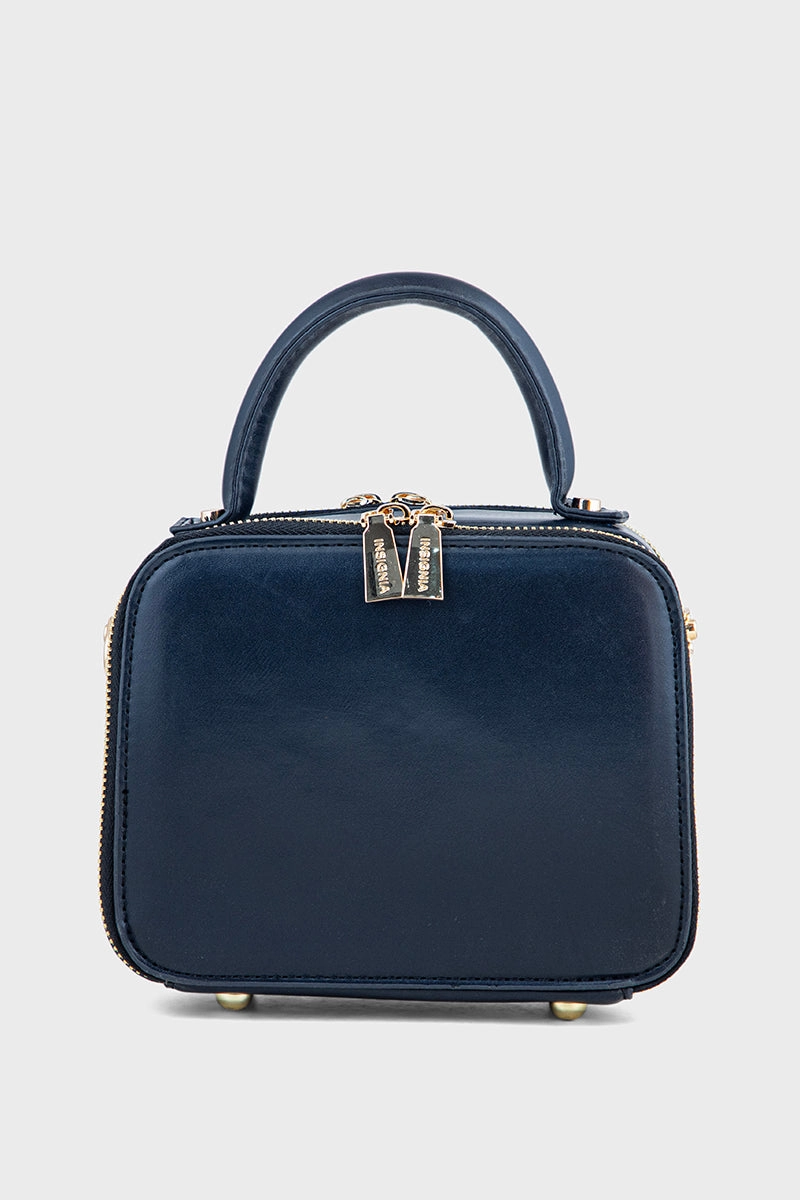 Top Handle Hand Bags BH0075-Navy