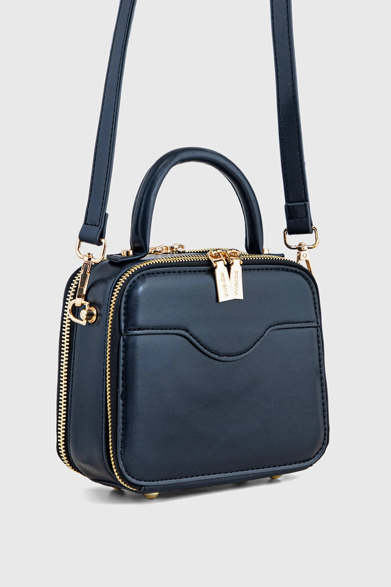 Top Handle Hand Bags BH0075-Navy