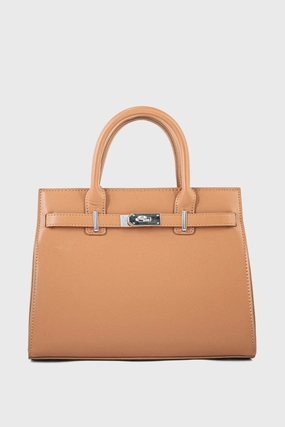 Top Handle Hand Bags BH0076-Tan