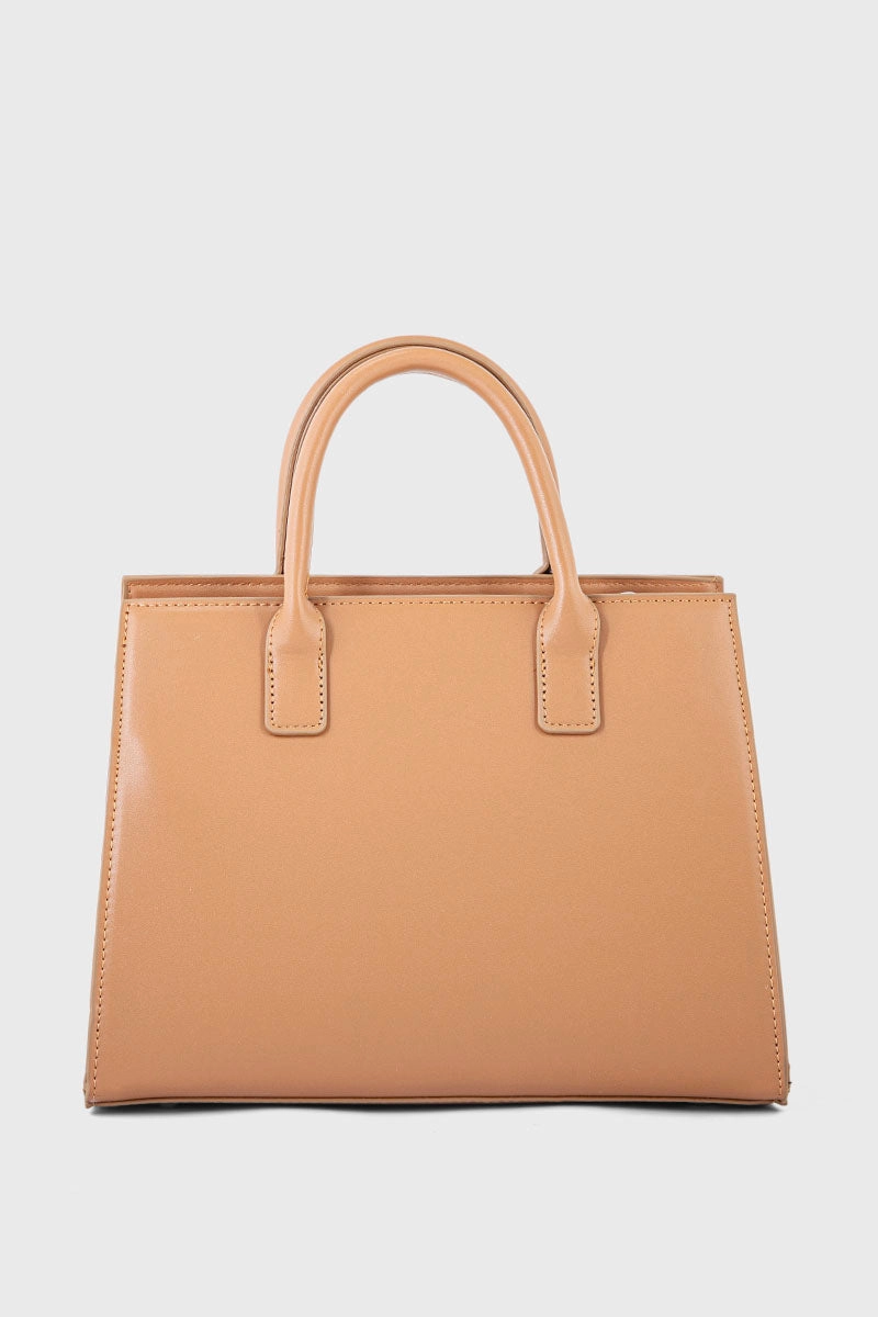 Top Handle Hand Bags BH0076-Tan