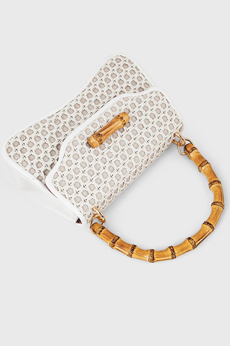Top Handle Hand Bags BH0121-Ivory