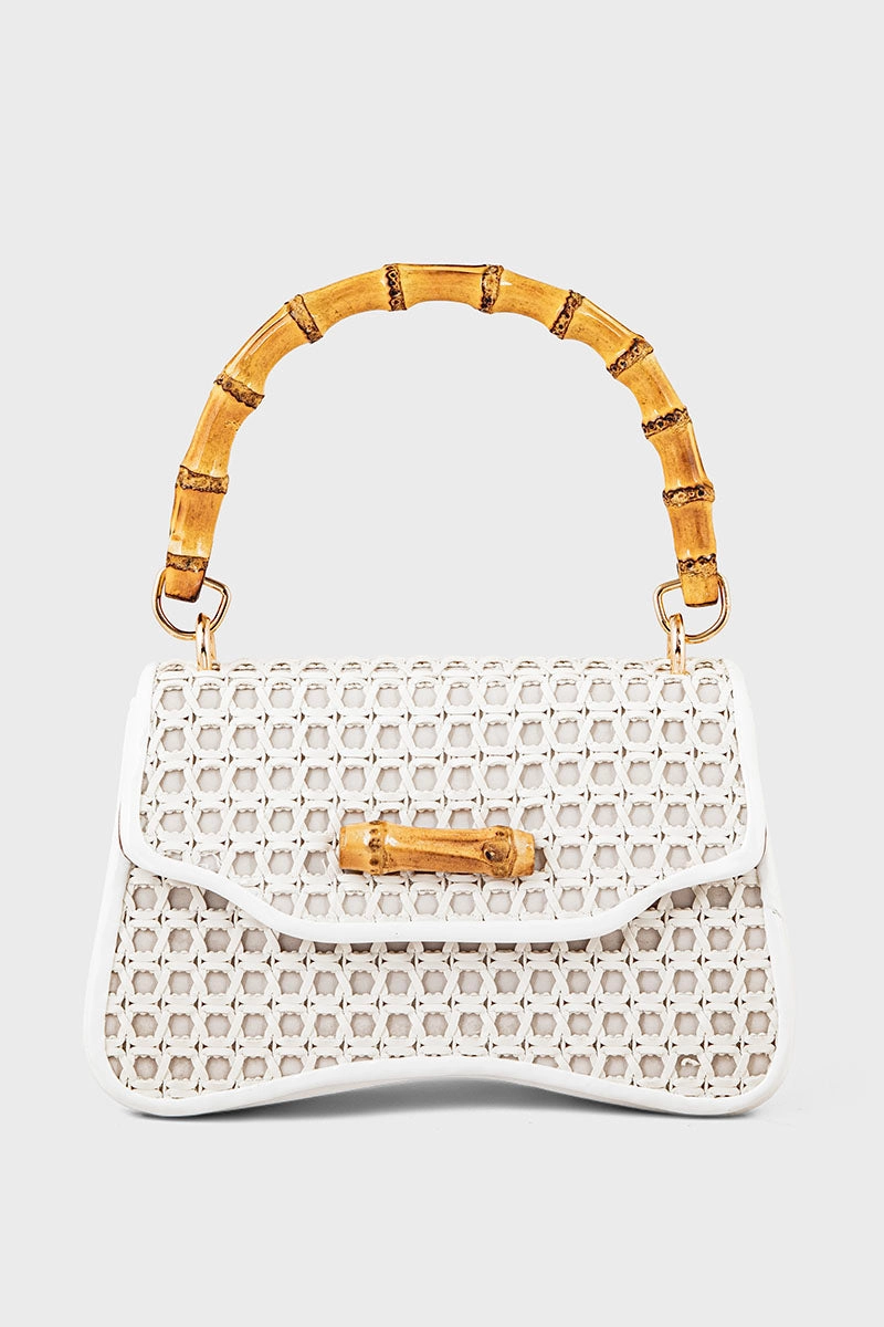 Top Handle Hand Bags BH0121-Ivory