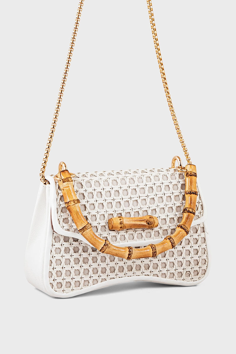 Top Handle Hand Bags BH0121-Ivory