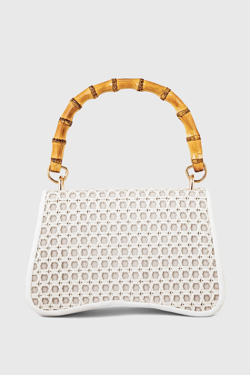 Top Handle Hand Bags BH0121-Ivory