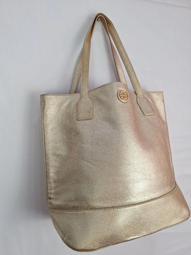 Tory Burch Gold Fashionable Tote Bag