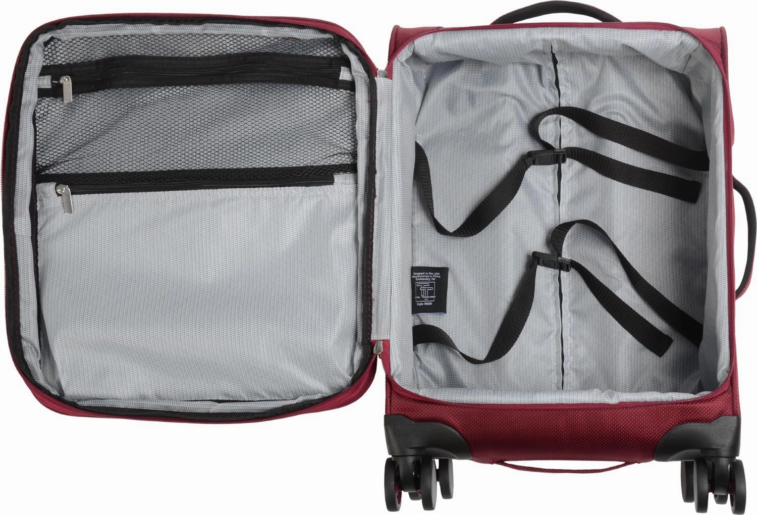 TOTAL TRAVELWARE Everest 20-Inch Carry-On Expandable Softside Spinner