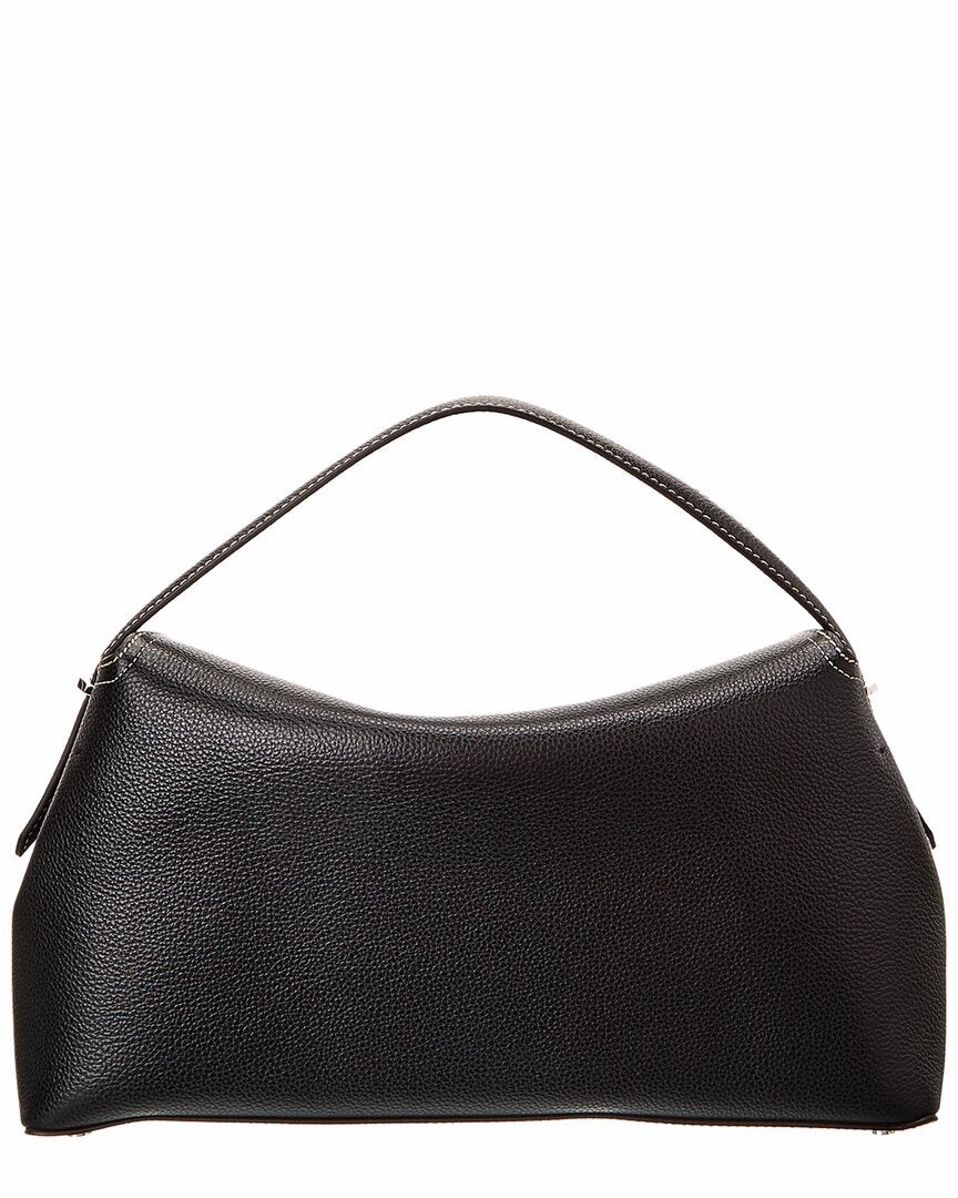 TOTEME T-Lock Top Handle Leather Satchel
