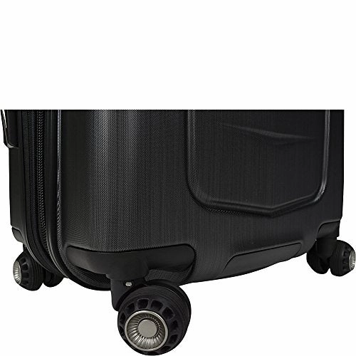 TravelerS Choice Silverwood Polycarbonate Hardside Expandable Spinner Luggage Case - Brush Metal