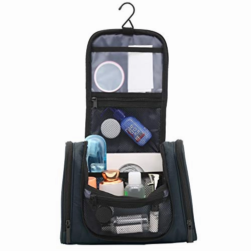 Travelers Club 11" Toiletry Kit Travel Accessory, Charcoal, 11 Inch