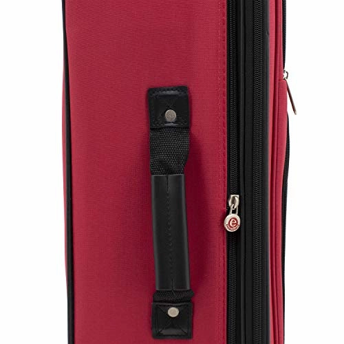 Travelers Club Genova Expandable Luggage Set, Red, 3 Piece