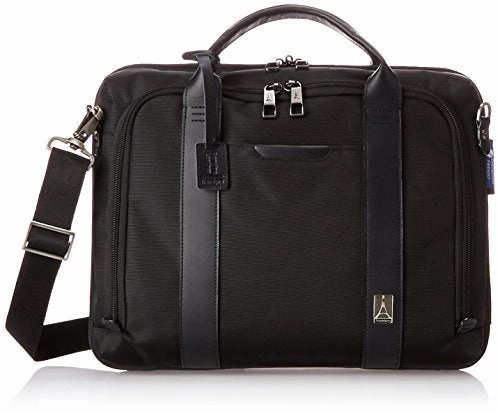 Travelpro Executive Choice Crew Checkpoint Friendly 15.6 Inch Slim Brief, Black, One Size