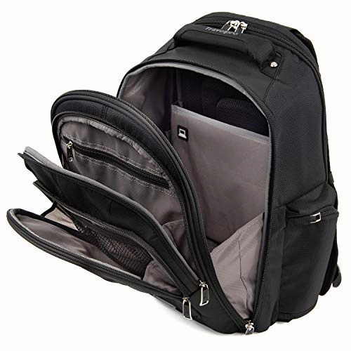 Travelpro Luggage Maxlite 5 17.5" Lightweight Under Seat Laptop Backpack, Black, One Size