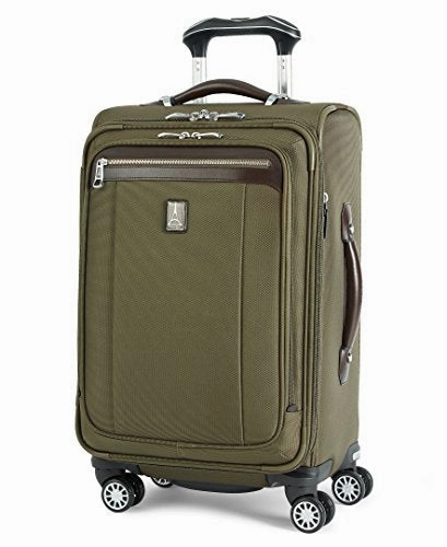 Travelpro PlatinumMagna2 Carry-On Expandable Spinner Suiter Suitcase, 21-in., Olive