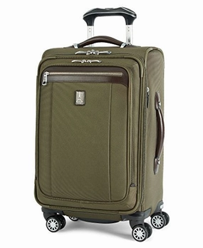 Travelpro PlatinumMagna2 Carry-On Expandable Spinner Suiter Suitcase, 21-in., Olive