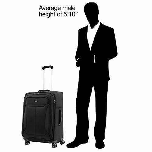 Travelpro Tourlite 2-Piece Set: 21, 25-Inch Spinners And Travel Pillow (Black)