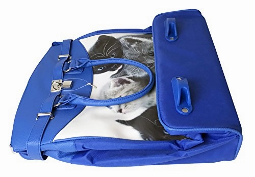 Trendy Flyer Computer/Laptop Rolling Bag 2 Wheel Case Cats / Animals