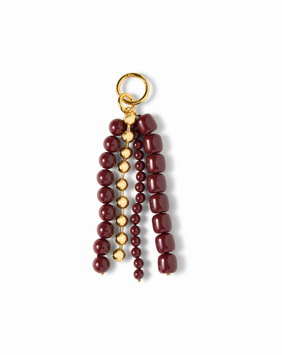 Triple Chain Bag Charm