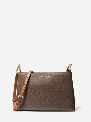 Trisha Medium Logo Crossbody Bag