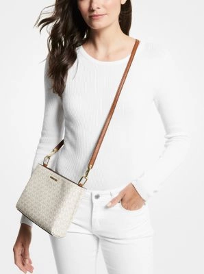 Trisha Medium Logo Crossbody Bag