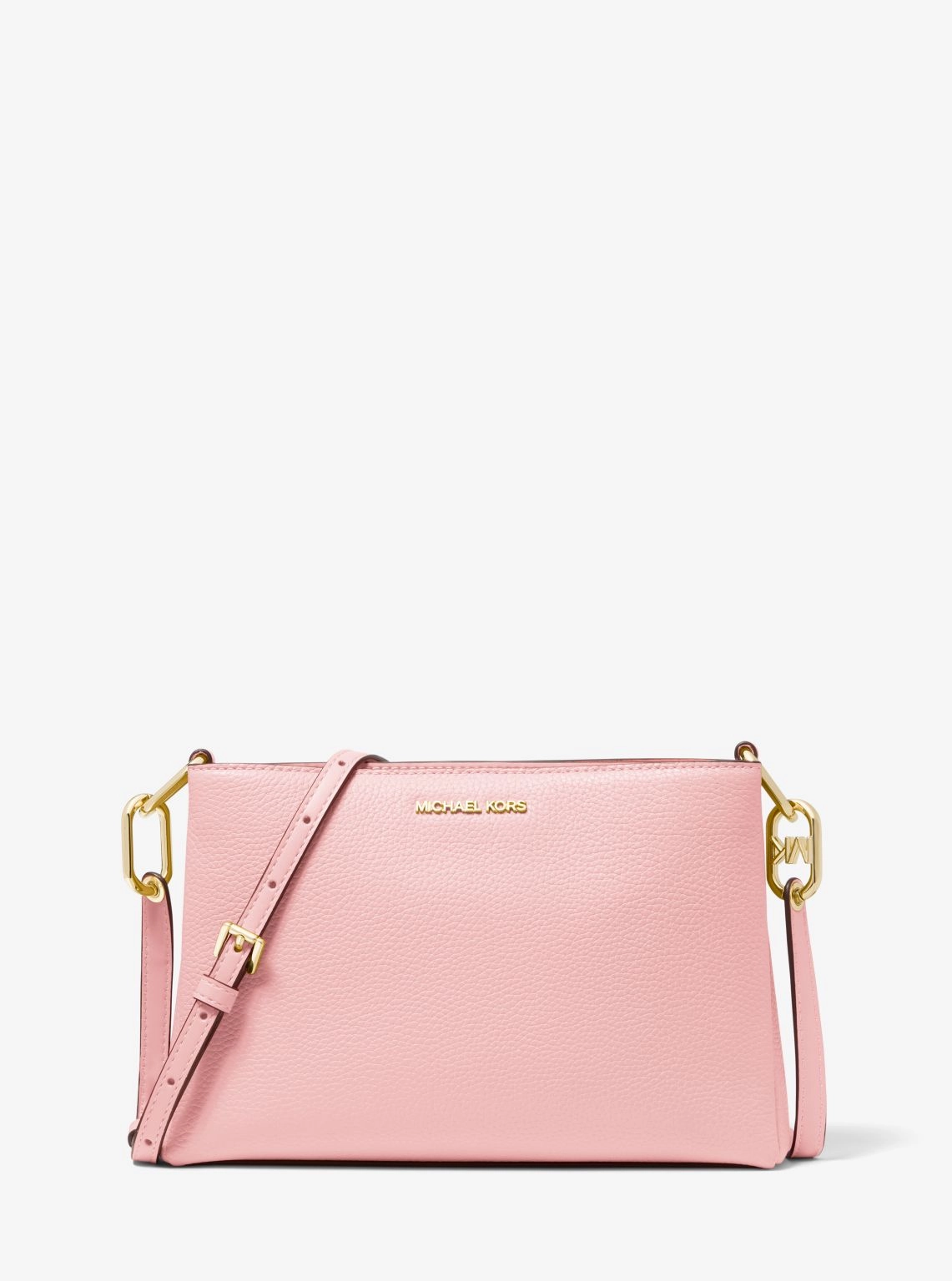 Trisha Medium Pebbled Leather Crossbody Bag