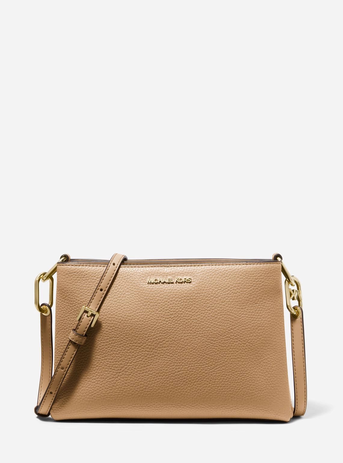 Trisha Medium Pebbled Leather Crossbody Bag