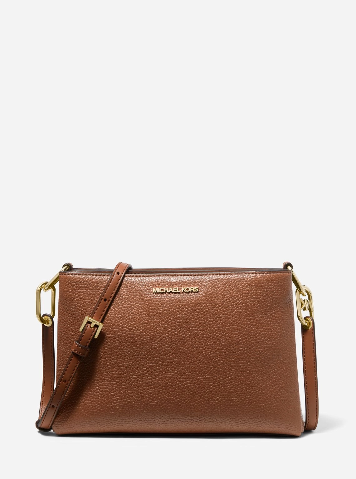 Trisha Medium Pebbled Leather Crossbody Bag