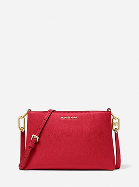 Trisha Medium Pebbled Leather Crossbody Bag