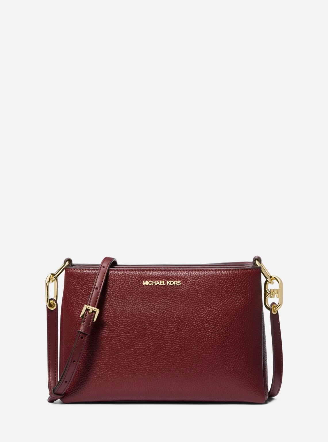 Trisha Medium Pebbled Leather Crossbody Bag