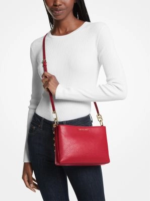 Trisha Medium Pebbled Leather Crossbody Bag