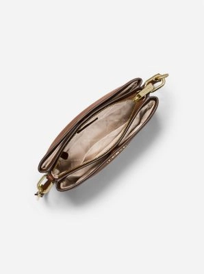 Trisha Medium Pebbled Leather Crossbody Bag