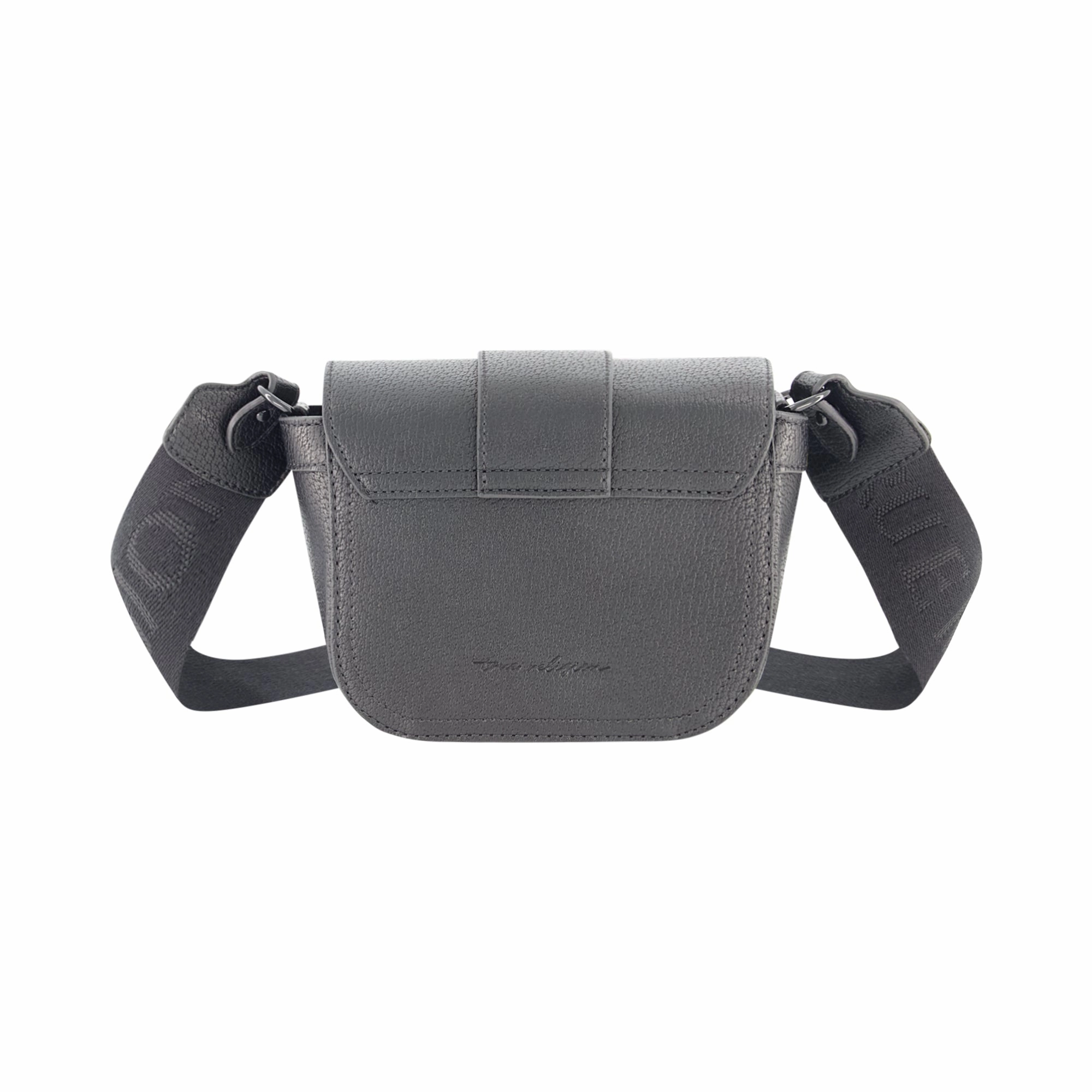 True Religion Mini Flap Dark Hardware Crossbody
