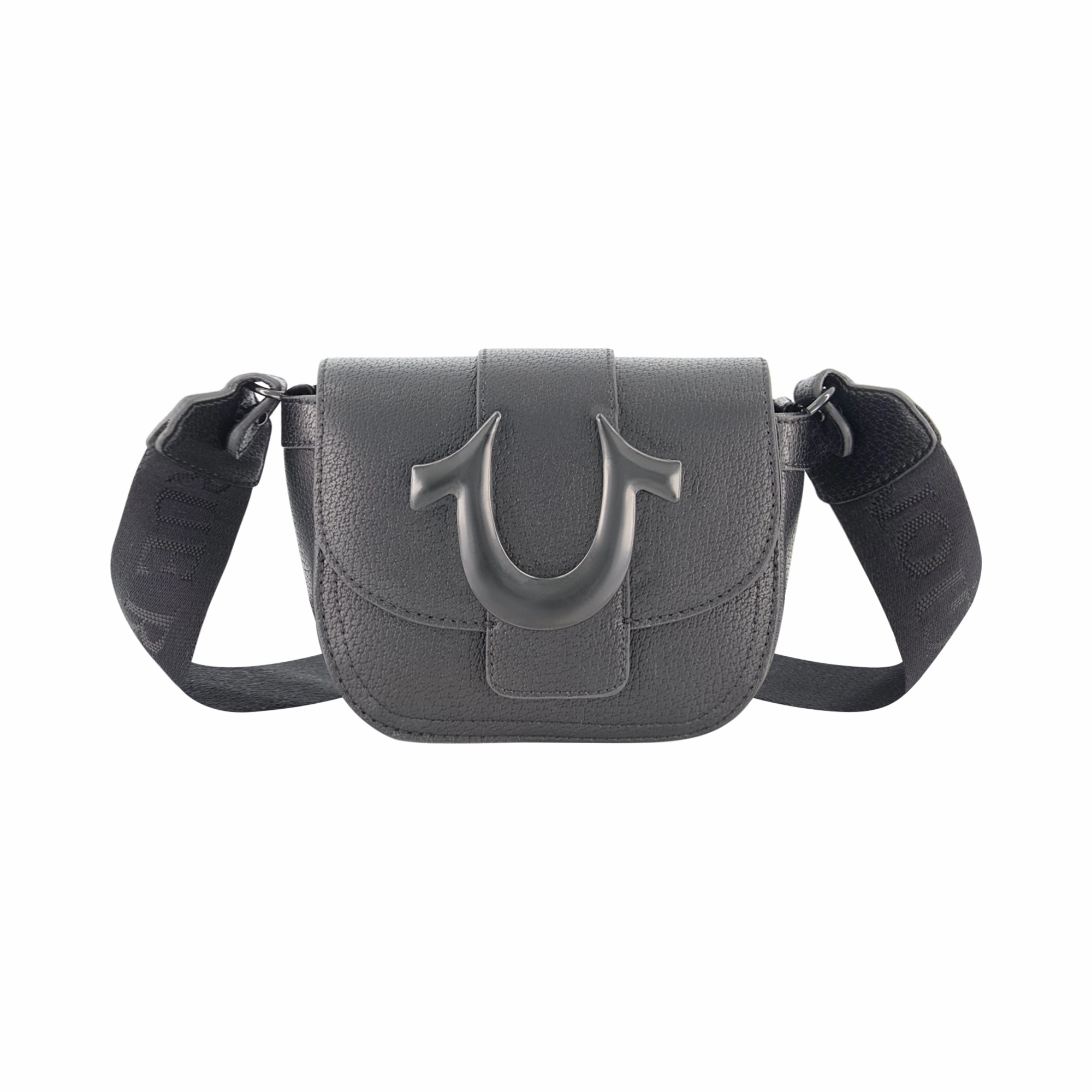 True Religion Mini Flap Dark Hardware Crossbody